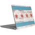 Chicago Flag Dark Wood Surface Laptop Studio Skin